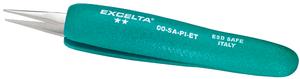 Excelta 00-SA-PI-ET 4.5inch Straight Strong Tweezer With Ergo Grips