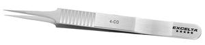 Excelta 4-CO 4.38 Inch Straight Tapered Ultra Fine Tip Forcep